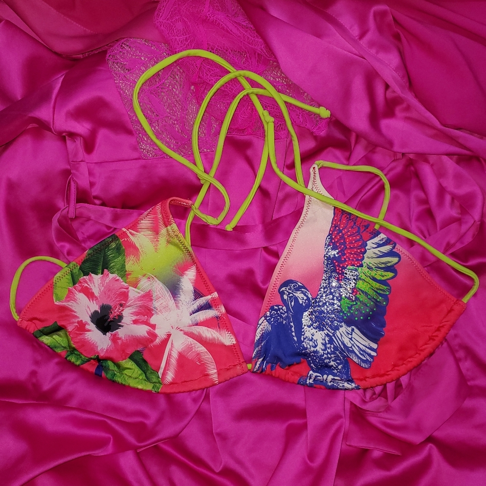 Hot Pink Bikini Top XL